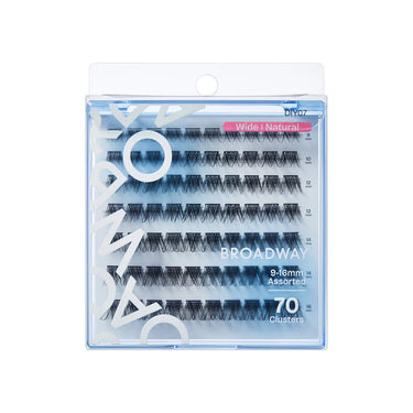 Broadway Natural DIY Cluster Lashes – Customizable Lash Extensions (70–140 pcs) – DIY07 - ANNS BEAUTY SUPPLY